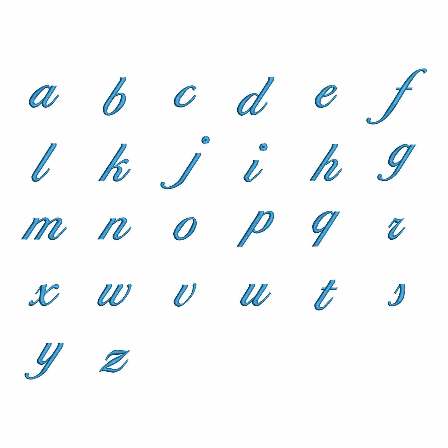 Melody - Embroidery font