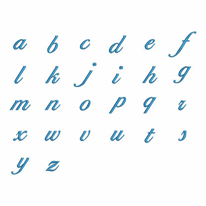 Melody - Embroidery font