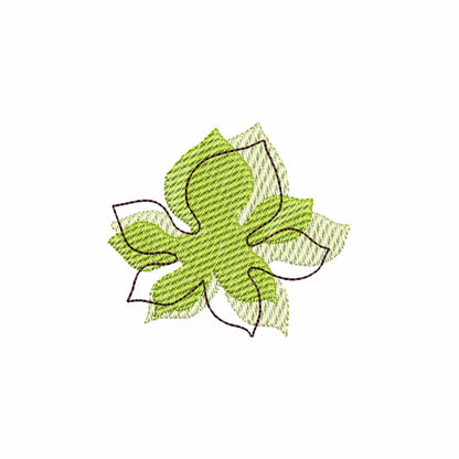 Leaf Mini - Embroidery design