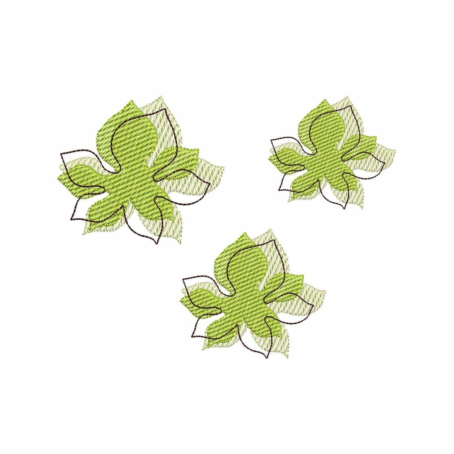 Leaf Mini - Embroidery design
