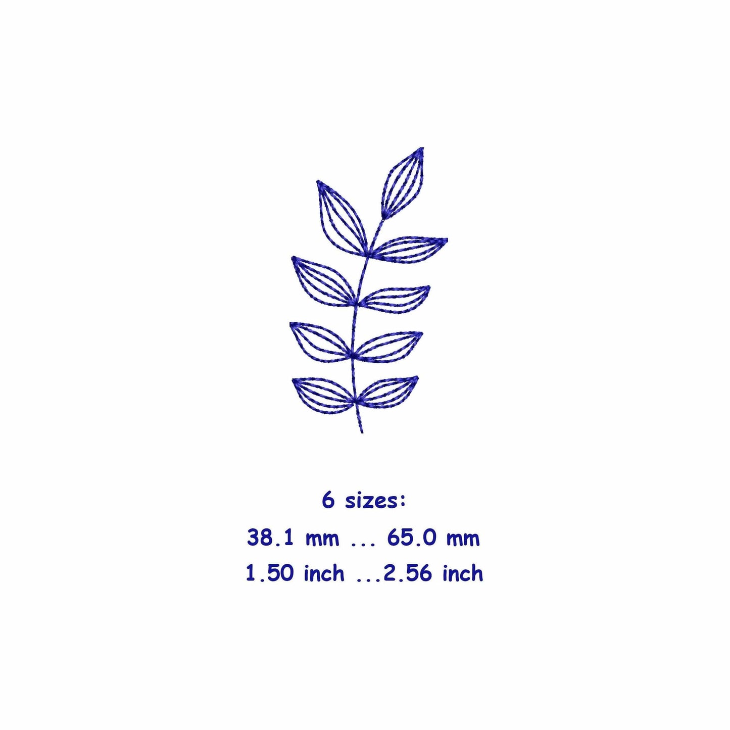 Leaf Mini - Embroidery design