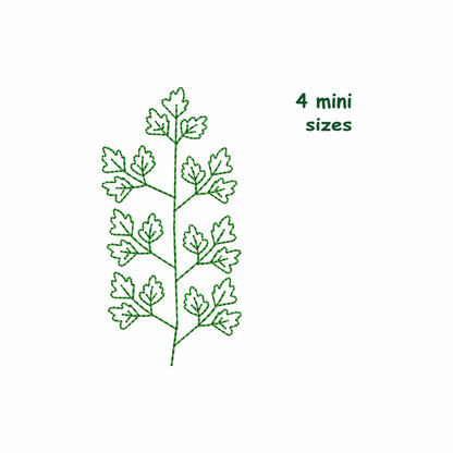 Leaves Mini - Embroidery design