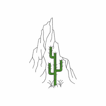Cactus - Embroidery design