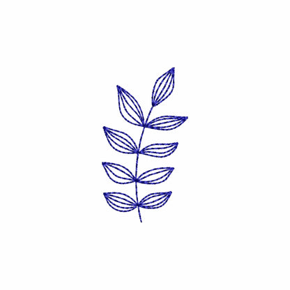 Leaf Mini - Embroidery design