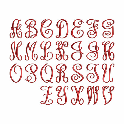 Monogram Embroidery font
