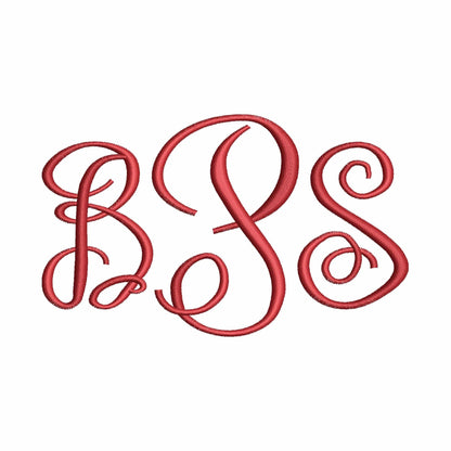 Monogram Embroidery font