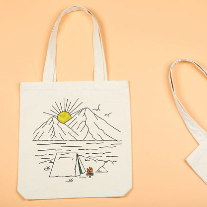 Camping - Embroidery design