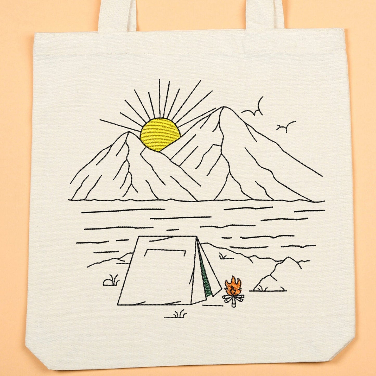 Camping - Embroidery design