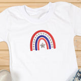 America rainbow - Embroidery design