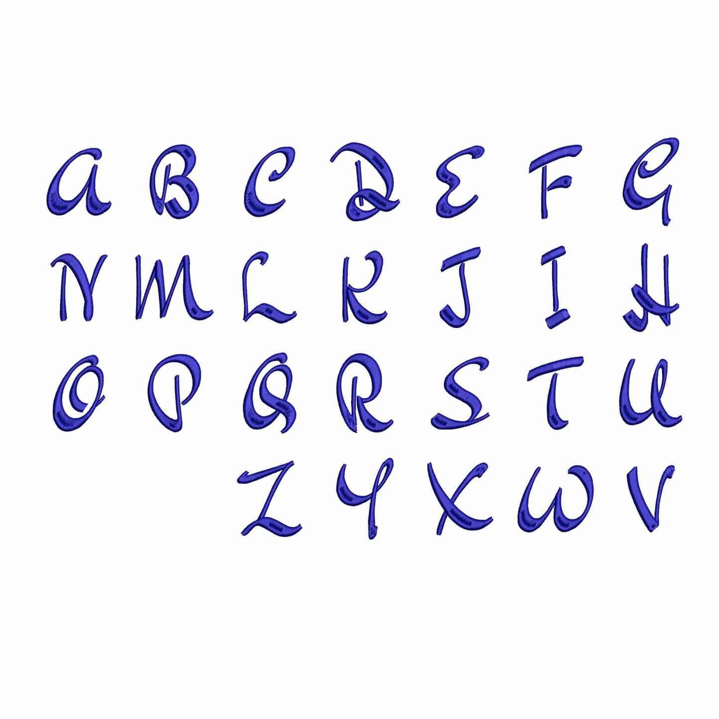 Wild - Embroidery font