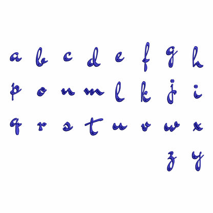 Wild - Embroidery font