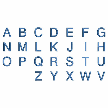 Helvetica - Mini Embroidery font