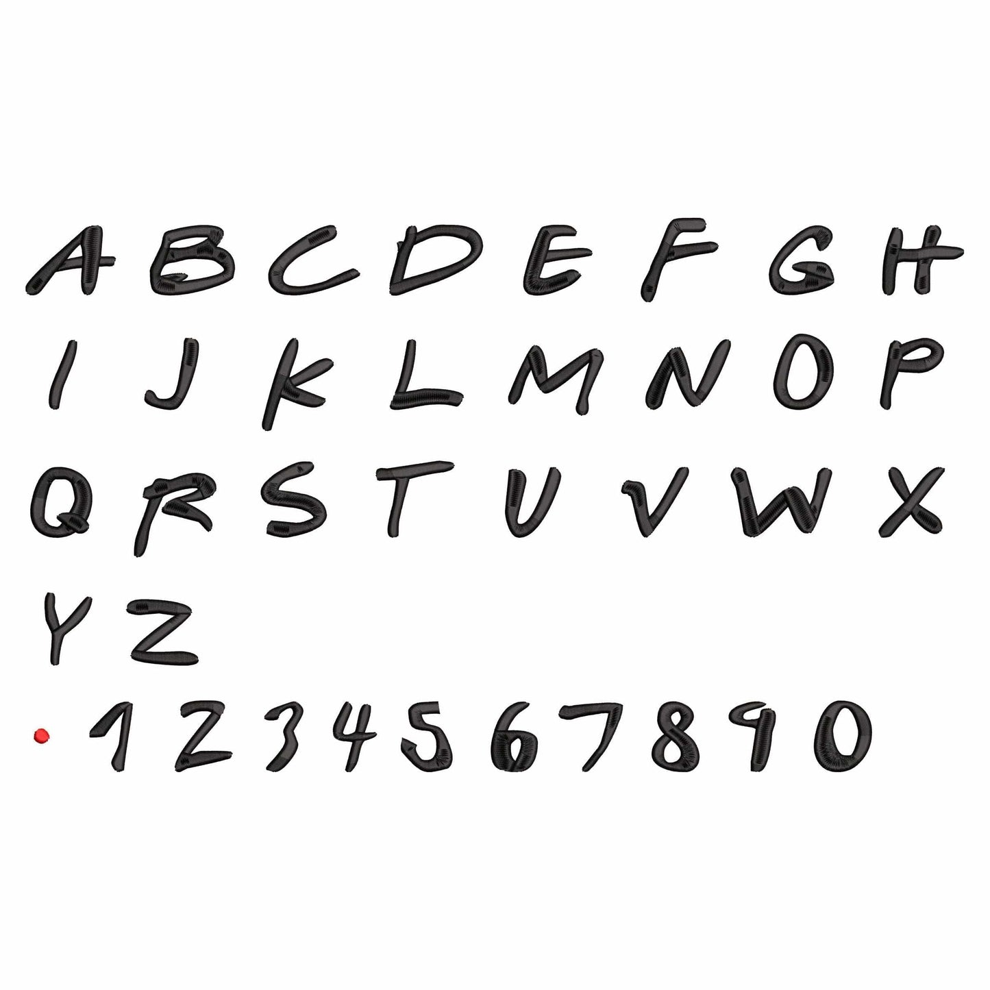 Friends - Embroidery font