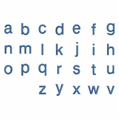 Helvetica - Mini Embroidery font