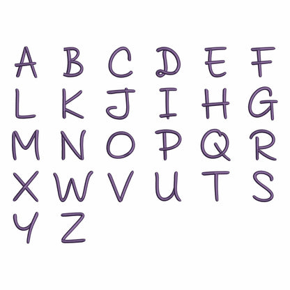 Bessie - Embroidery font