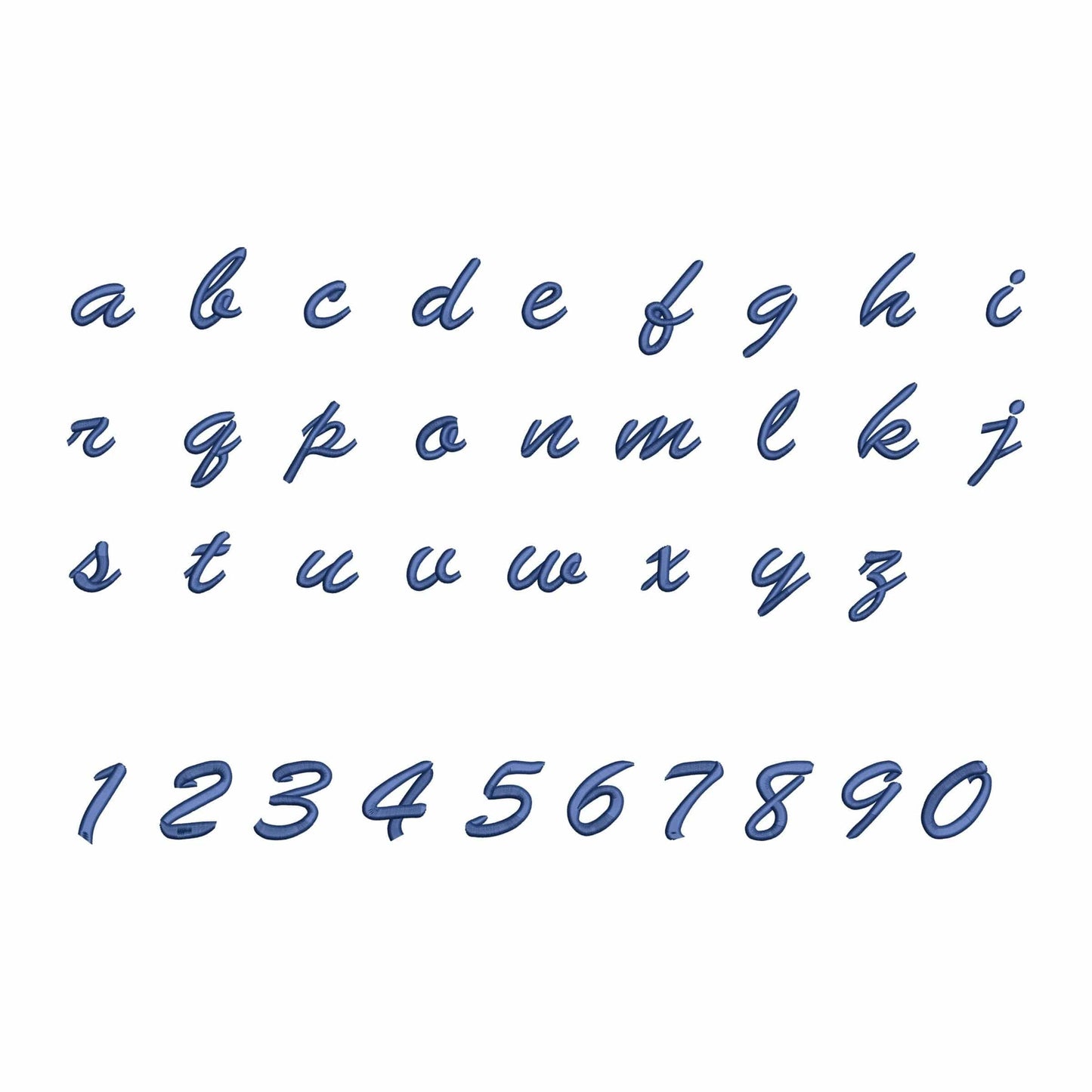 Jolly - Large Embroidery font