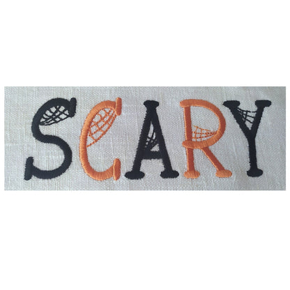 Scary - Halloween embroidery font