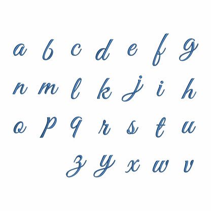 Let it snow - Embroidery font