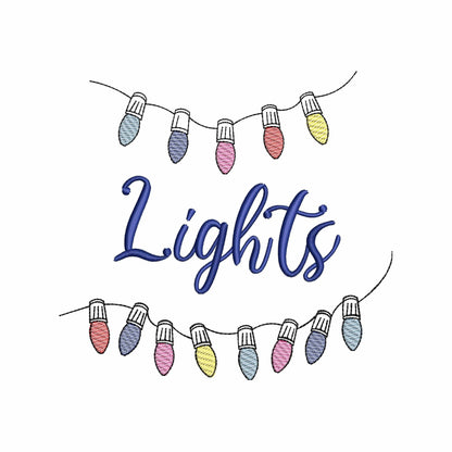 Addy - Christmas embroidery font