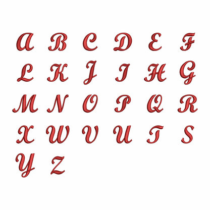 Baseball - Embroidery font
