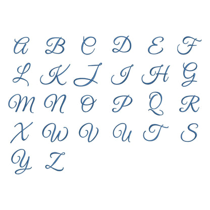 Let it snow - Embroidery font