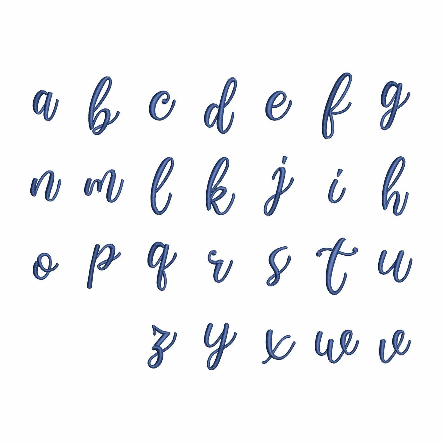 Addy - Christmas embroidery font