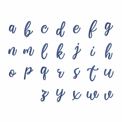 Addy - Christmas embroidery font