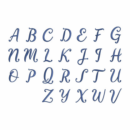 Addy - Christmas embroidery font