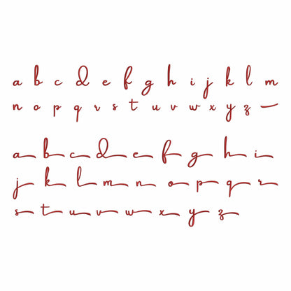 Adelie with tails - Embroidery font