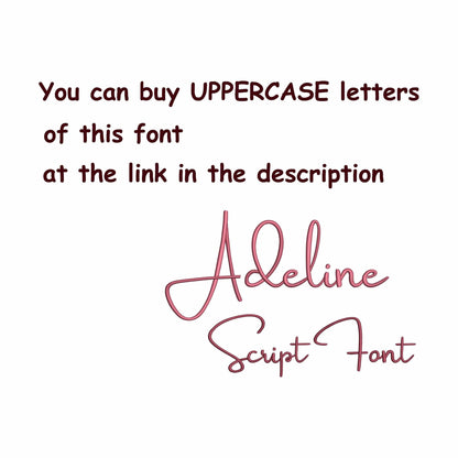 Adelie with tails - Embroidery font