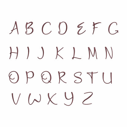 Coffee - Embroidery font