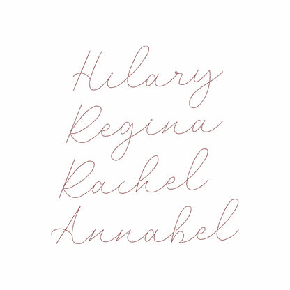 Marlena - Bean stitch Embroidery font