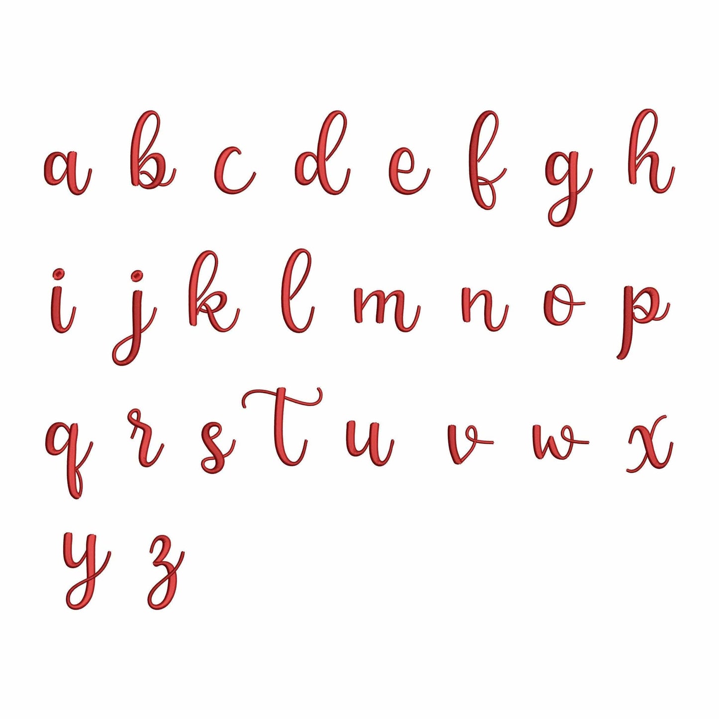 Paulina - Embroidery font