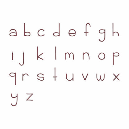 Farmhouse - Mini embroidery font