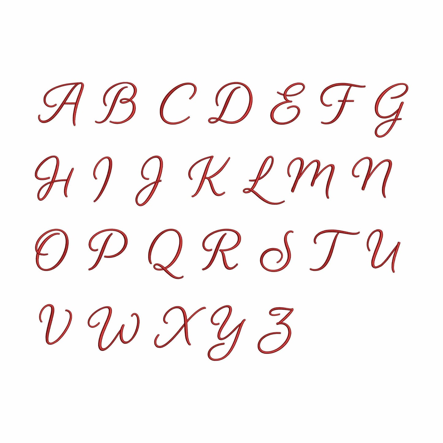 Perfect - Embroidery font