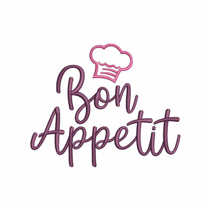 Bon Appetit - Embroidery design