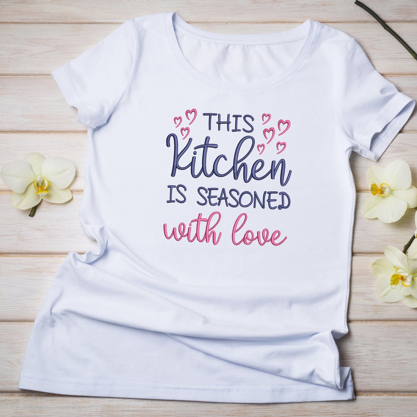Kitchen with love - Embroidery design
