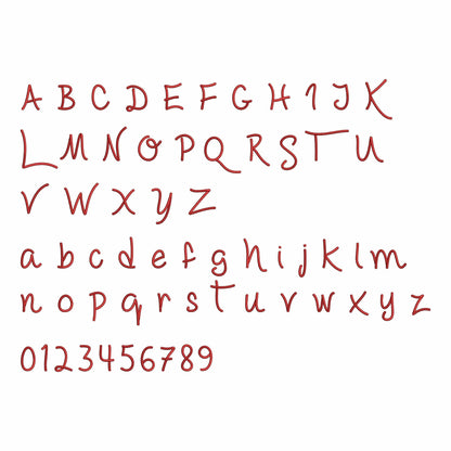 Kiss Me - Embroidery font