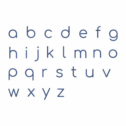 Gloria - Block embroidery font