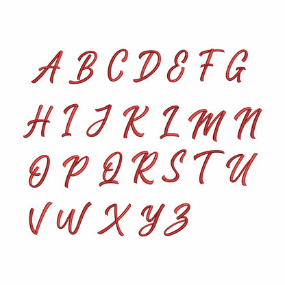 Pauletta - Embroidery font