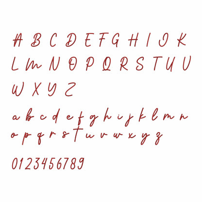 Mona Lisa - Embroidery font