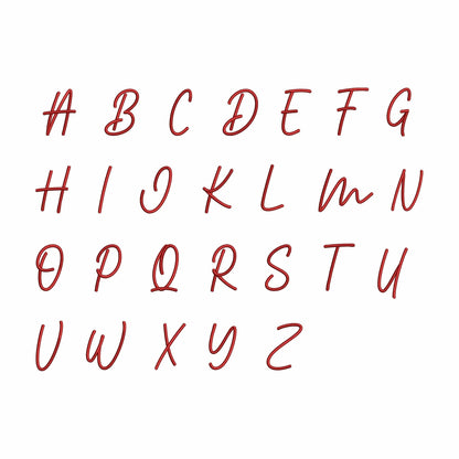 Mona Lisa - Embroidery font
