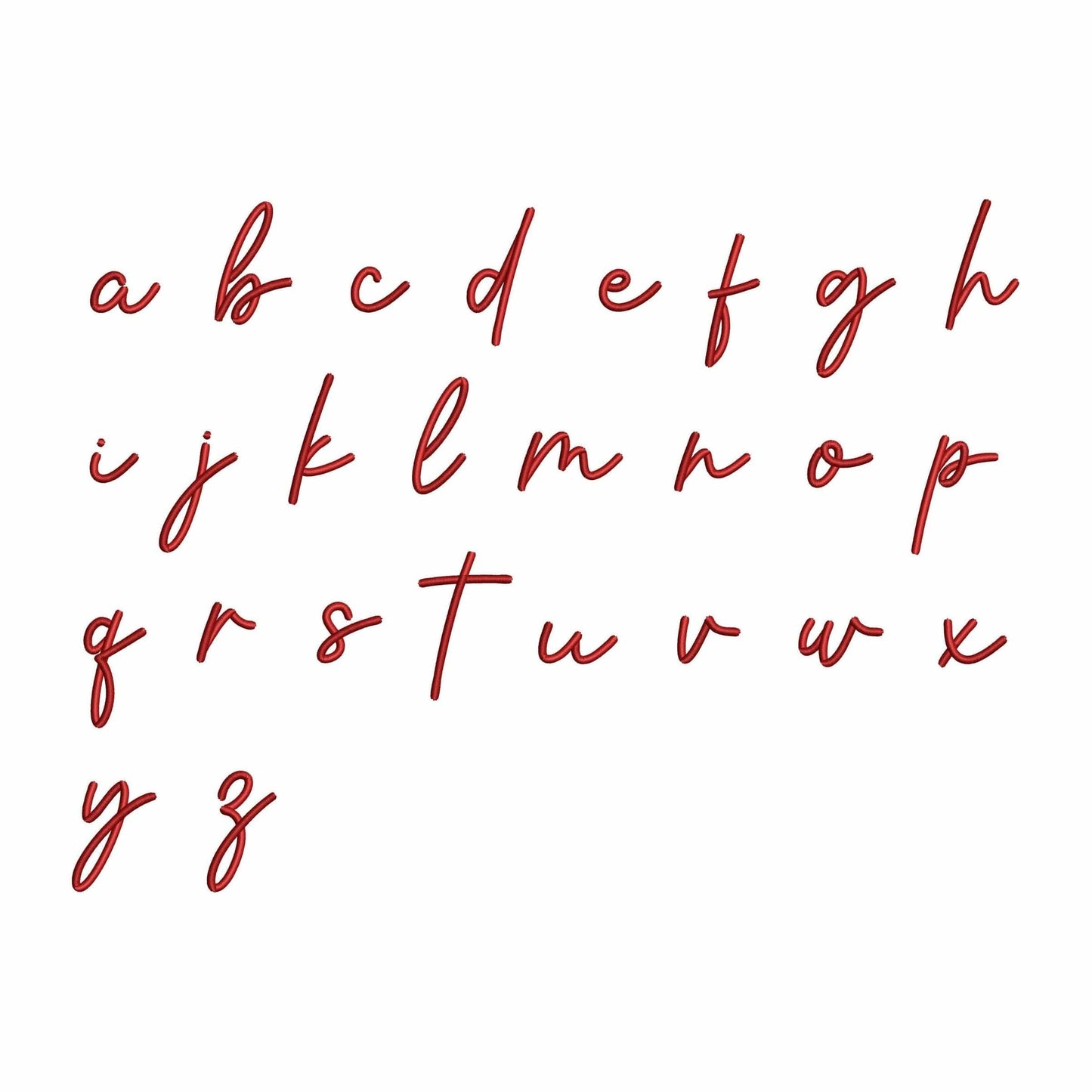 Mona Lisa - Embroidery font