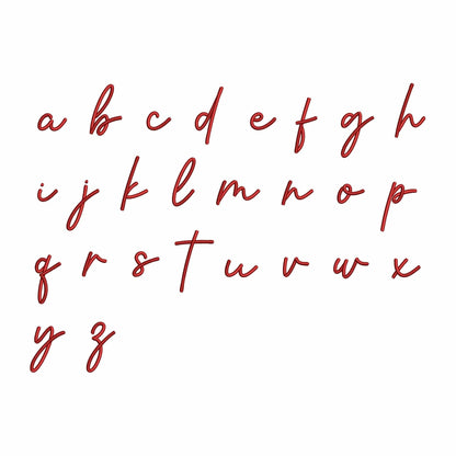 Mona Lisa - Embroidery font