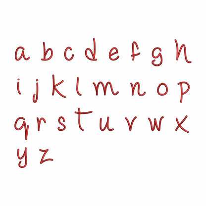 Kiss Me - Embroidery font