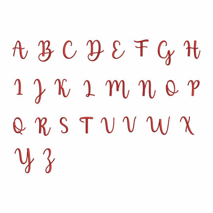 Be mine - Embroidery font