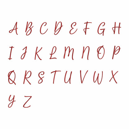 Mrs Claus - Embroidery font