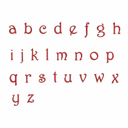 Santa Express - Embroidery font