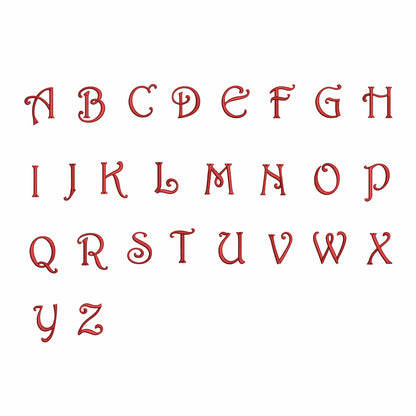 Santa Express - Embroidery font
