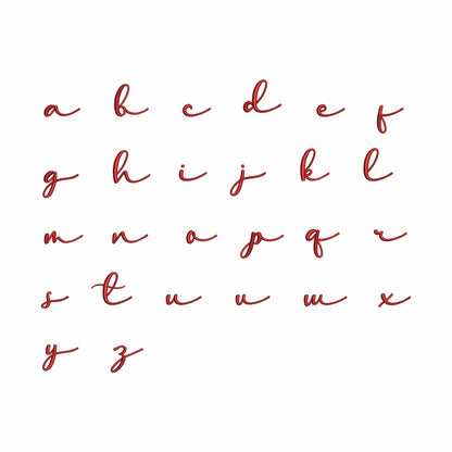 Hanna - Embroidery font
